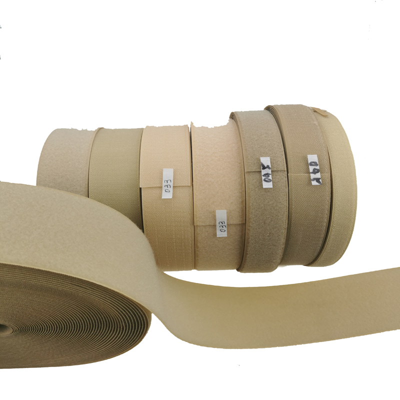 Custom 16mm 110mm Fastener Soft Nylon Fabric Hook And Loop Tape Roll