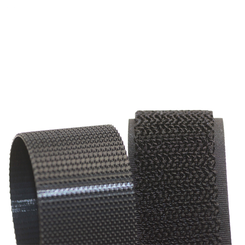 25mm Various width Nylon Sew On Hook and Loop Custom Colour Sticky Fur Tape Hook and Loop