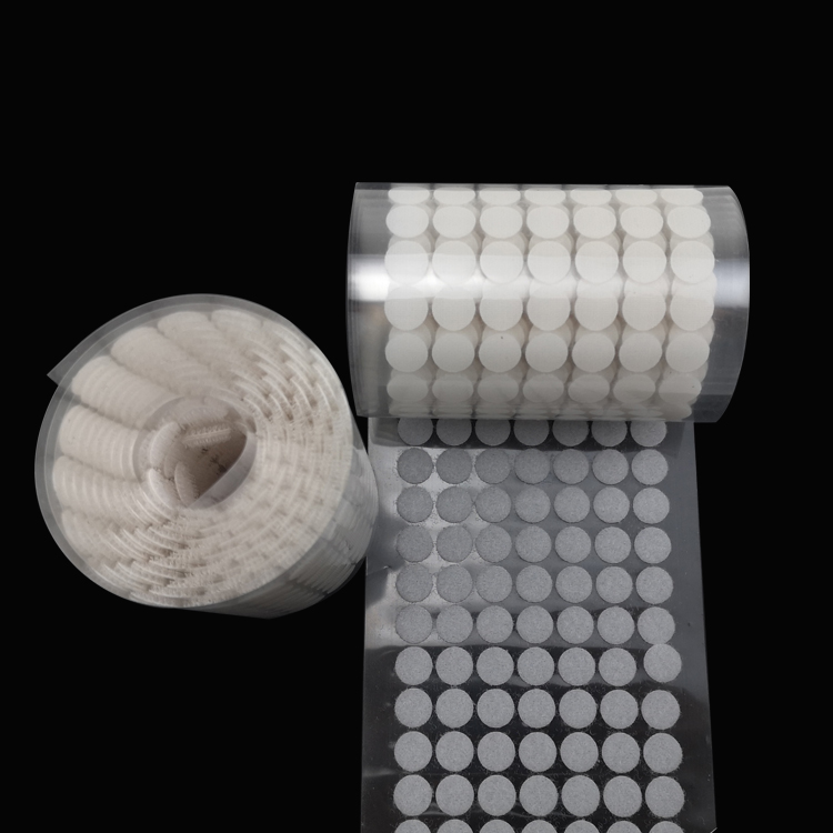 Wholesale Self Adhesive Hook And Loop Dots High Strength Touch Fastener Coin