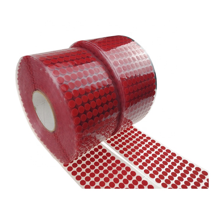 Eco Friendly Adhesive Hook Loop Dots High Sticky Hook And Loop Dots