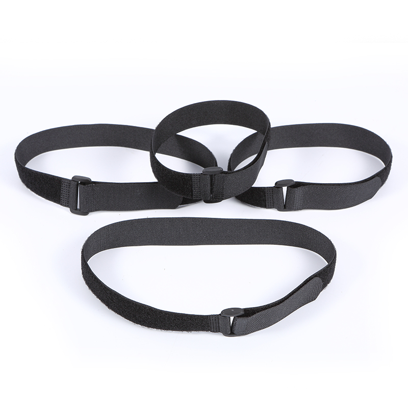 Hot Sale Colored Environmental Hook Loop Cable Tie Adjustable Hook And Loop Cable Strap