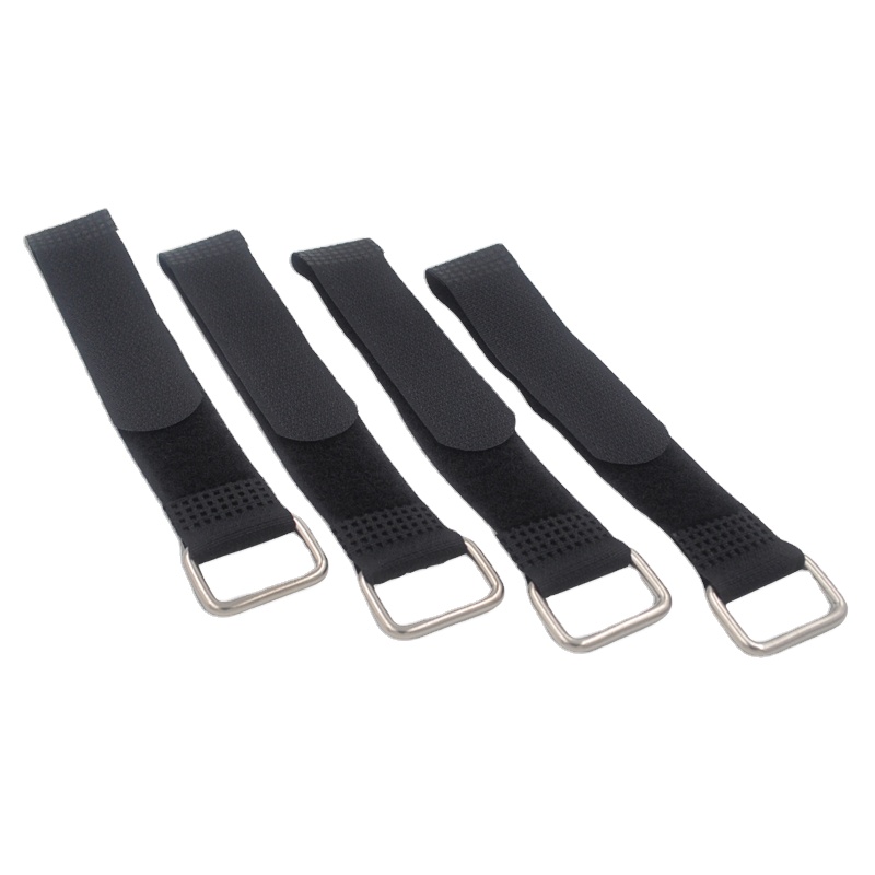 Adjustable Multi Size Wire Management Hook Loop Strap Hook And Loop Cinch Strap