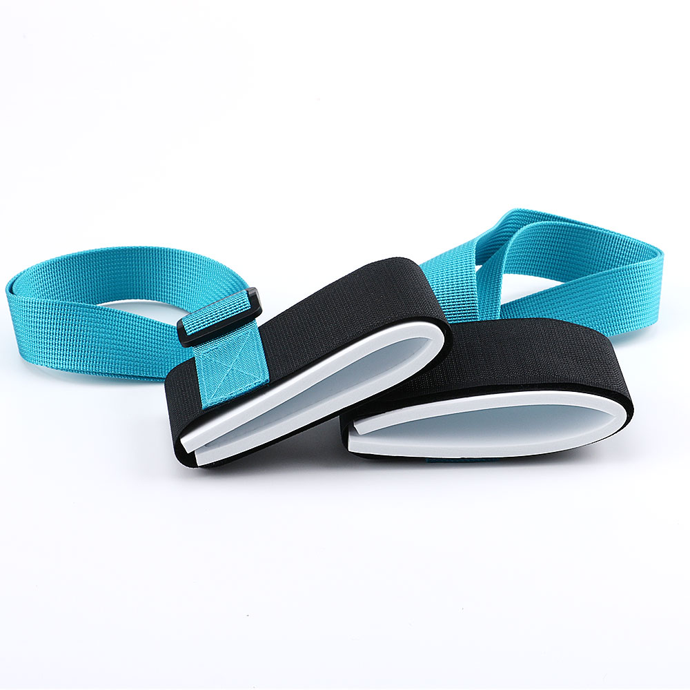 Custom Nordic Ski Strap hook and loop fastener custom logo printed durable Ski Holder