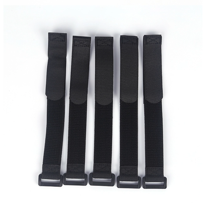 Customized Adjustable Polyester Hook And Loop Buckle Cinch Straps