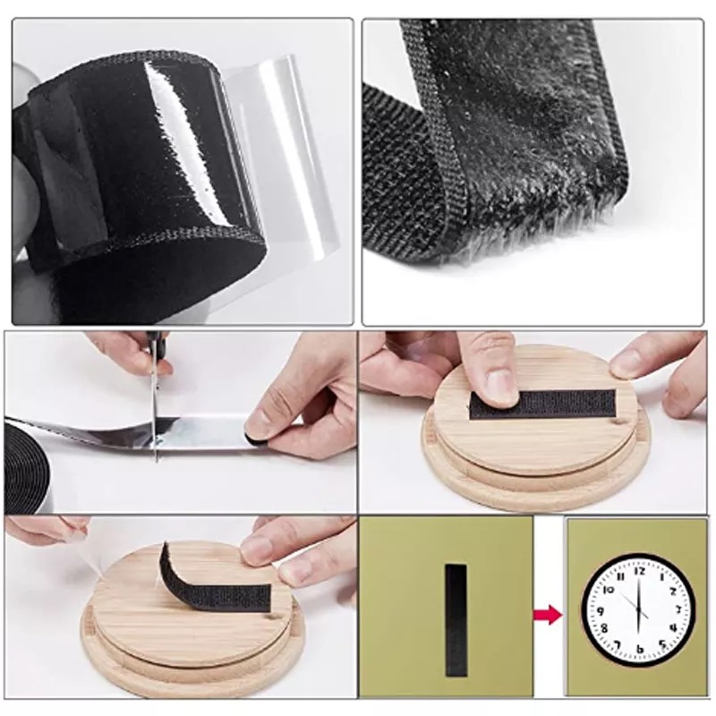 Best Selling Nylon 12.5-150mm Hook And Loop Sticky Back Adhesive Strong Self Adhesive Hook Loop