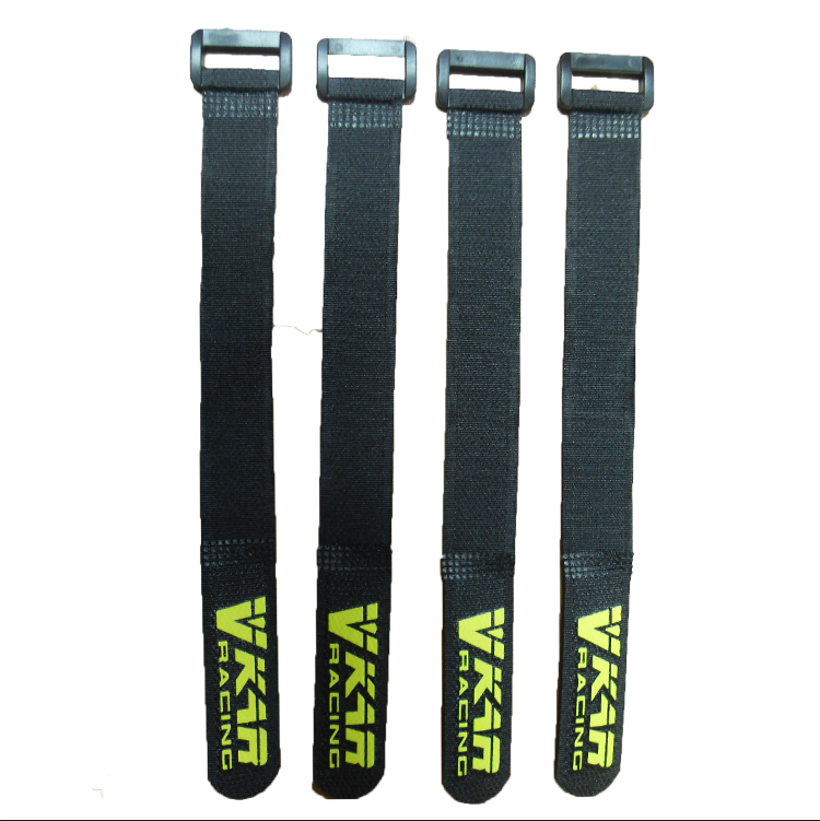 Factory high quality adjustable hook and loop belt cinch strap wrap with buckle