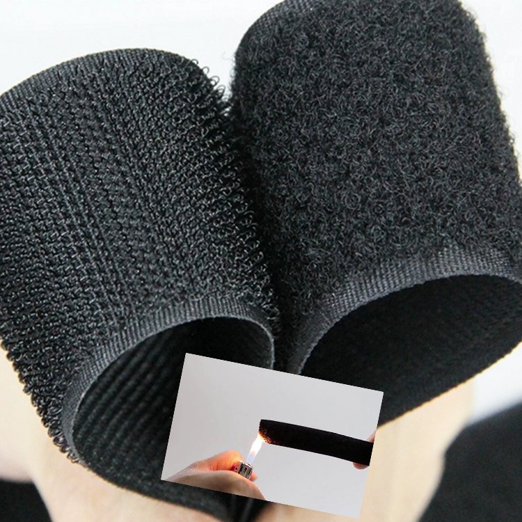 Sew-On Flame Retardant Hook and Loop 25mm