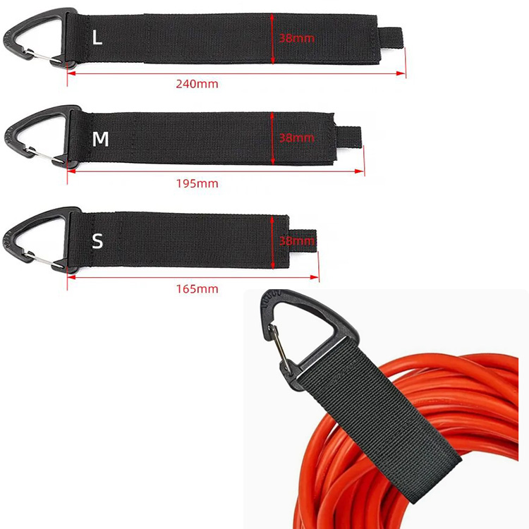 Heavy Duty Hook and Loop Storage Strap with Triangle Buckle