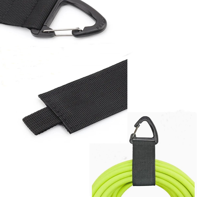 Nylon Heavy Cord Storage Straps Cable Organizer Holder with Triangle Buckle