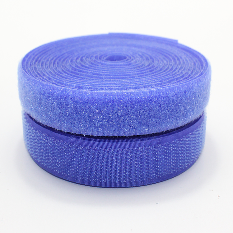 Navy Blue Hook And Loop Velcro Tape